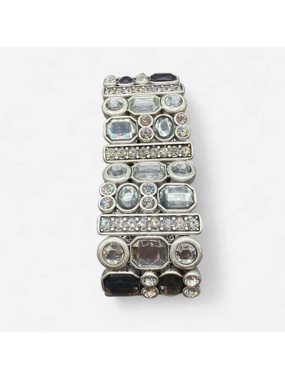 Lia Sophia Rhinestone Stretch Cuff Bracelet